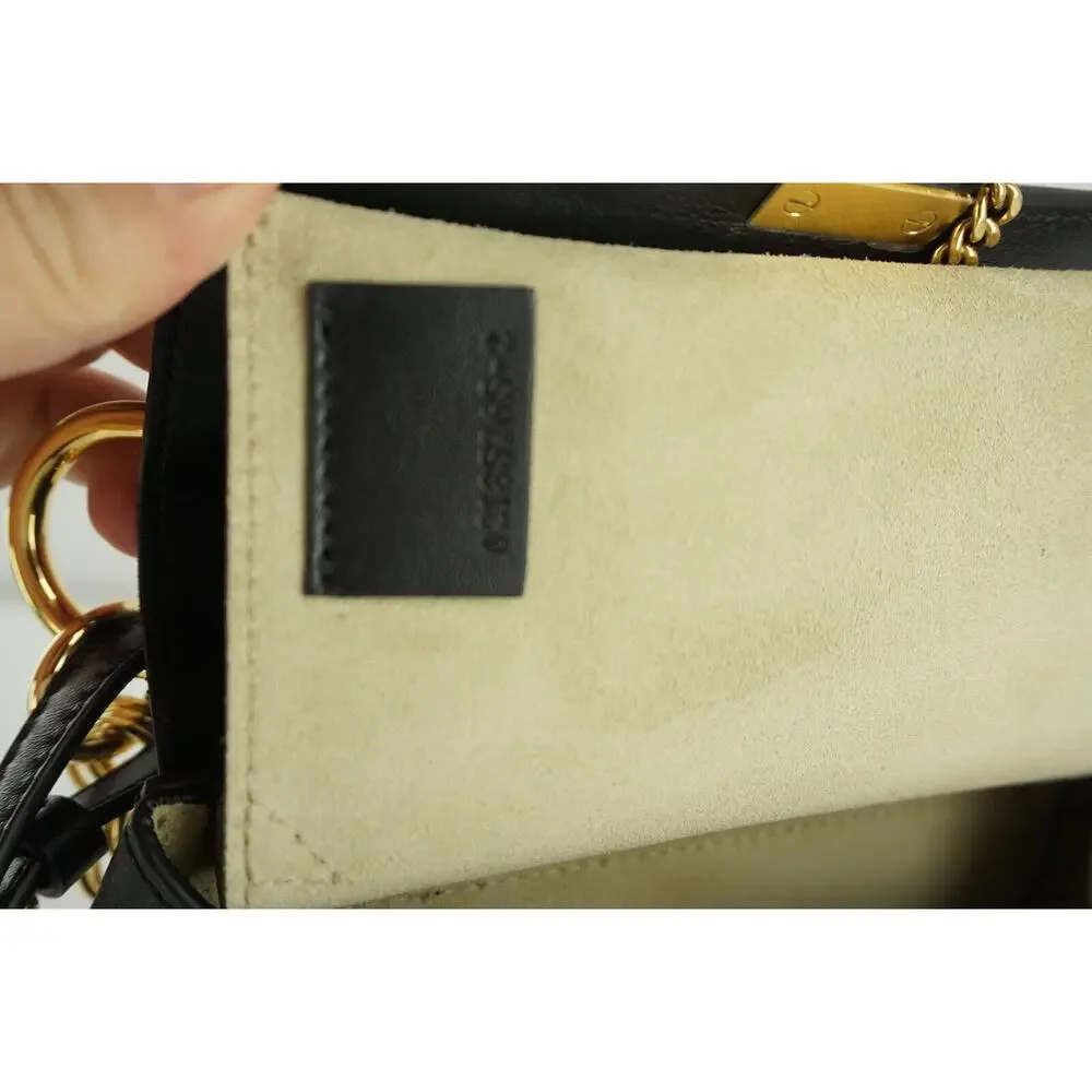 Chloe Black Quilted Leather Mini Drew Bijou Crossbody Gold Chain Bag NWT